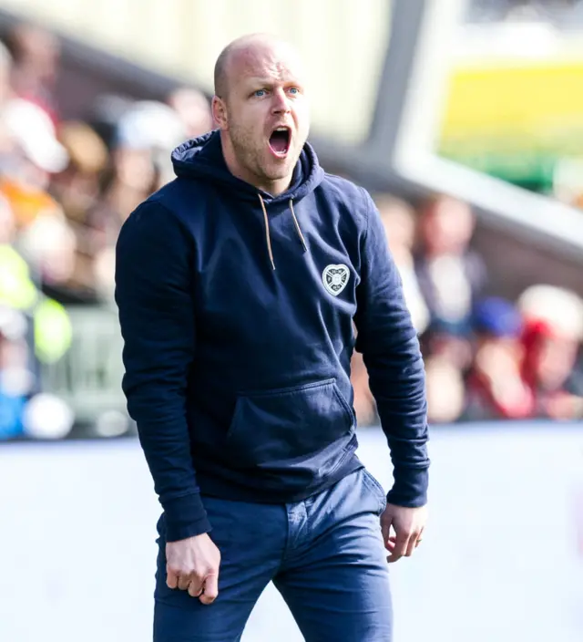 Hearts head coach Steven Naismith