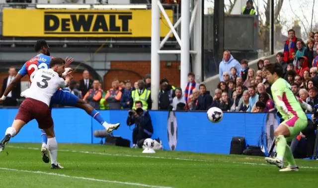 Crystal Palace's Odsonne Edouard scores their second goal