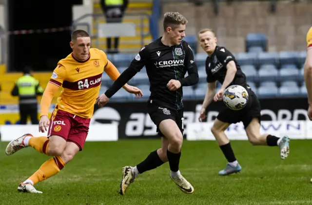 Motherwell and Dundee players