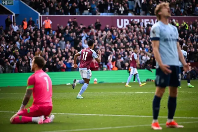 Ollie Watkins celebrates