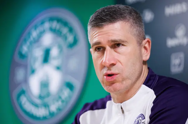 Hibs boss Nick Montgomery