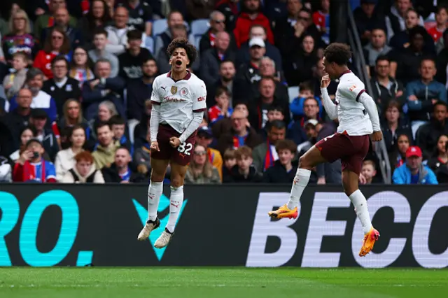 Rico Lewis celebrates