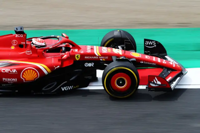 Charles Leclerc at the Japanese Grand Prix,