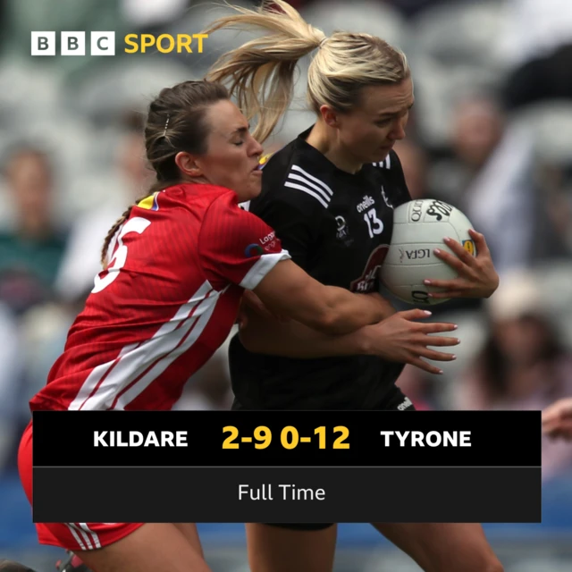 Football League Division 2 Final Result - Kildare 2-9 Tyrone 0-12