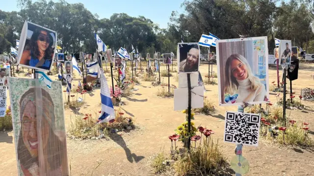 Pictures of victims from the Nova music festival in southern Israel