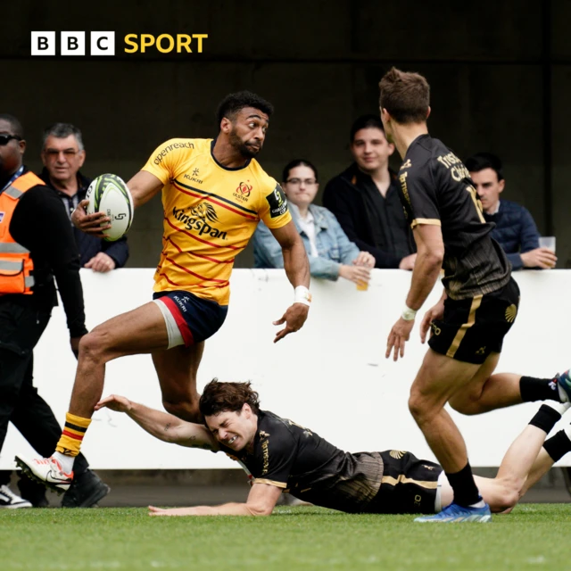 Rob Baloucoune in action for Ulster against Montpellier