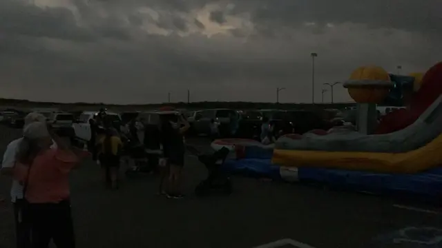 Totality of the solar eclipse in Eagle Pass