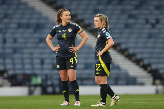 Rachel Corsie and Erin Cuthbert