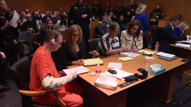 Jennifer and James Crumbley in sentencing
