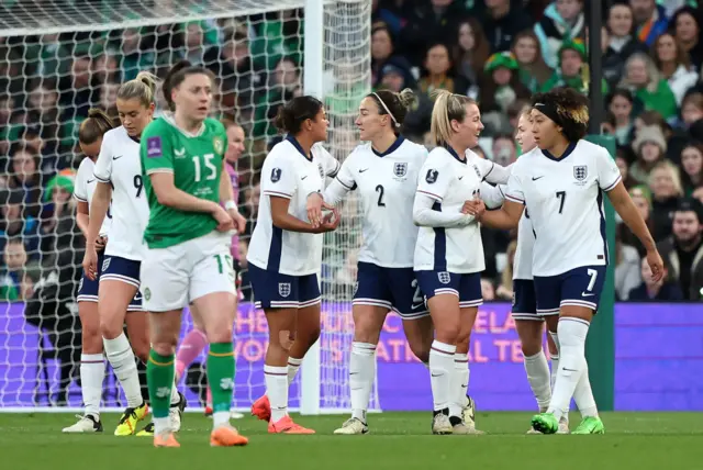 England celebrate