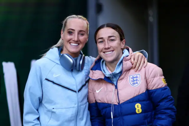 Millie Turner and Lucy Bronze