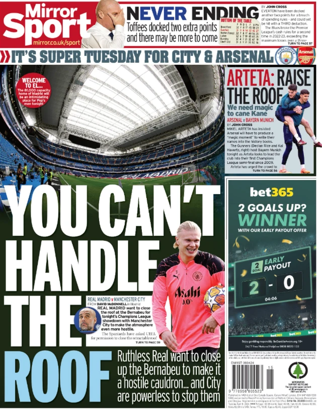 Mirror back page