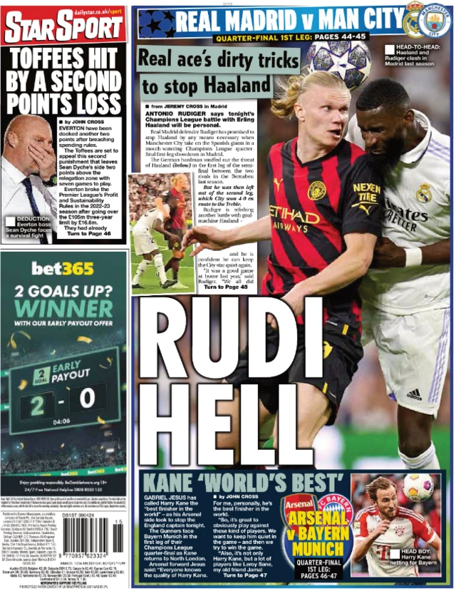 Star back page