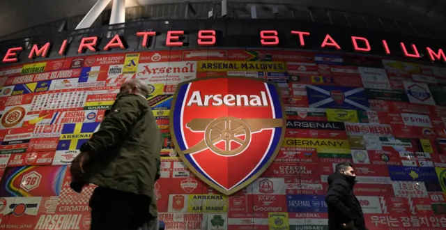 General view of Arsenal's Emirates stadium