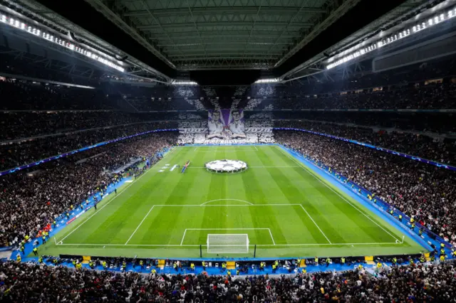 General view of the Bernabeu