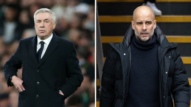 Carlo Ancelotti and Pep Guardiola