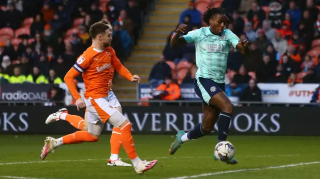 Fleetwood attack against Blackpool