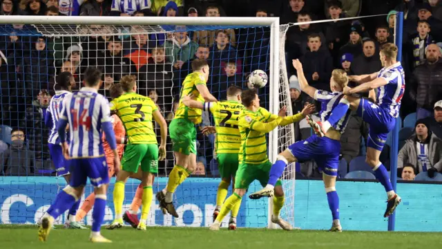 Michael Smith scores for Sheffield Wednesday