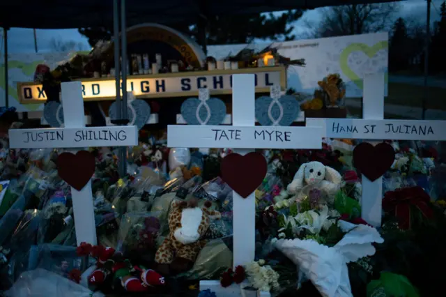 cross with Tate's name on it