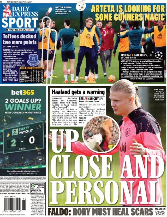 Express back page