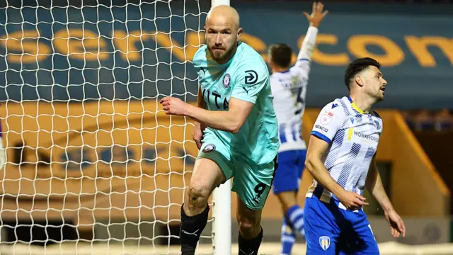 Paddy Madden scores for Stockport