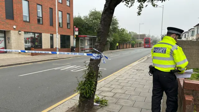 Police presence in Hainault