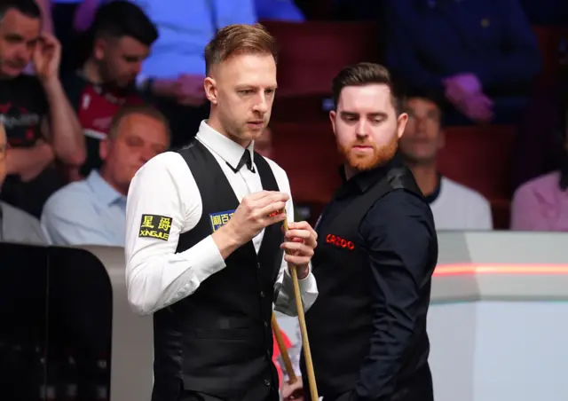 Judd Trump and Jak Jones