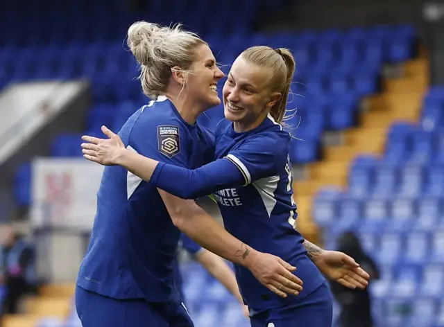 Millie Bright and Aggie Beever-Jones