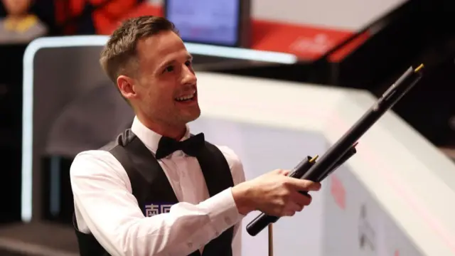 David Gilbert celebrates