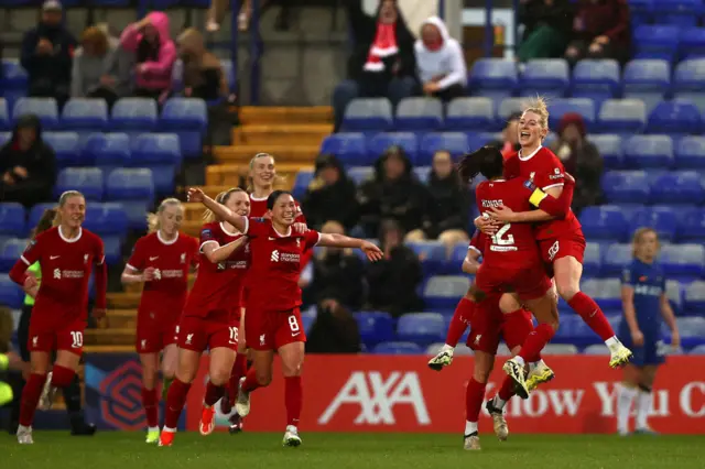 Gemma Bonner celebrates