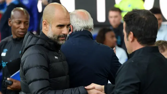 Guardiola and Marco Silva