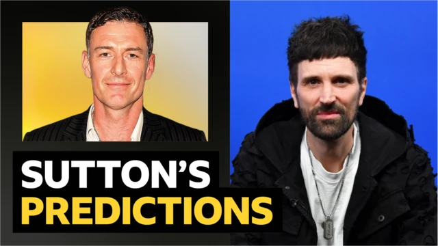 Chris Sutton graphic - Serge Pizzorno pictured next to him