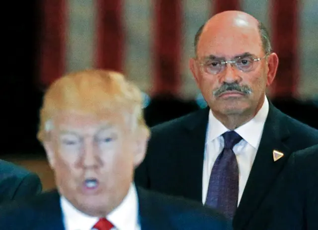 Allen Weisselberg and Donald Trump