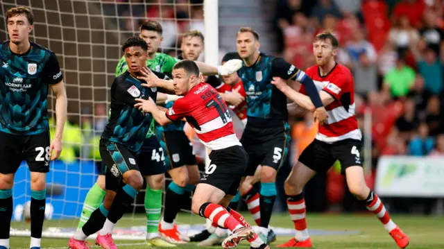 Doncaster corner v Crewe