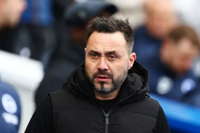 Brighton manager Roberto de Zerbi