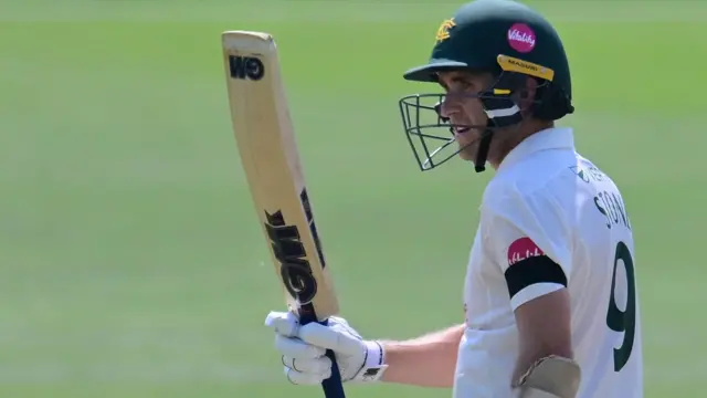 Olly Stone celebrates a half-century for Nottinghamshire