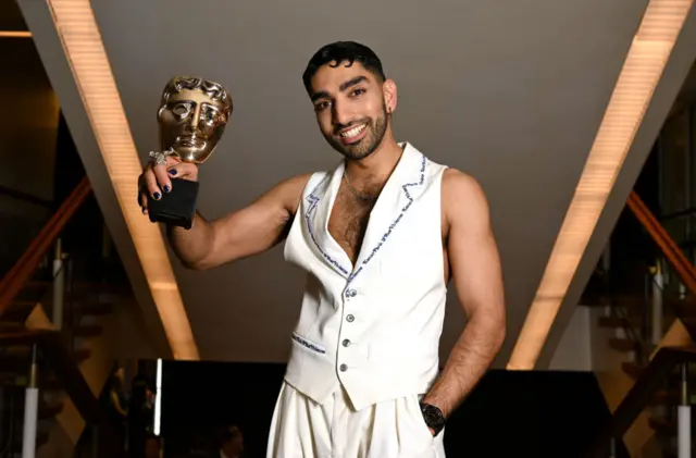 Juice creator and star Mawaan Rizwan won the award for male performance in a comedy for his turn as Jamma