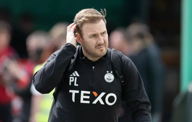 Aberdeen manager Peter Leven