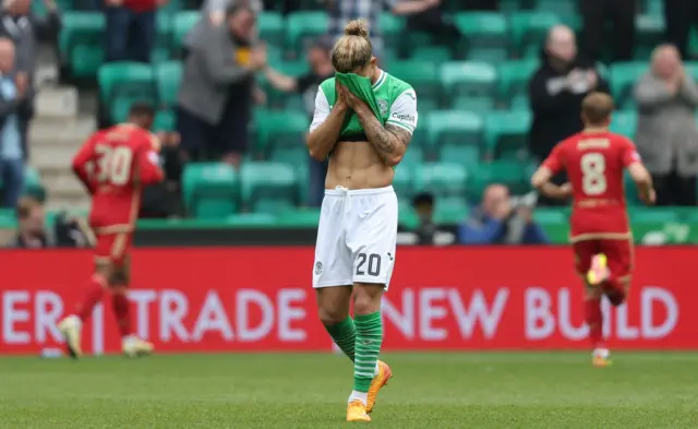 Hibernian midfielder Emiliano Marcondes