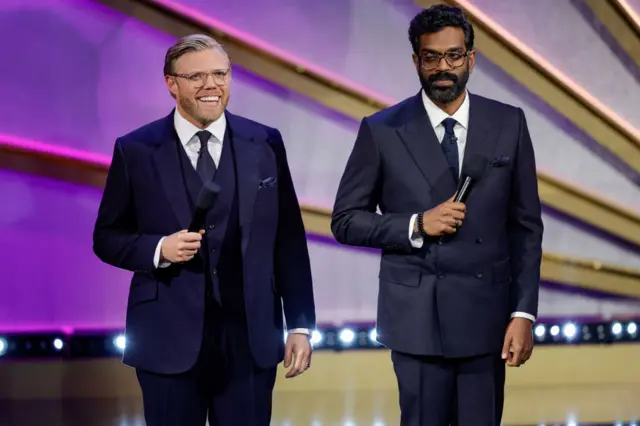 Rob Beckett and Romesh Ranganathan are hosting tonight's ceremony