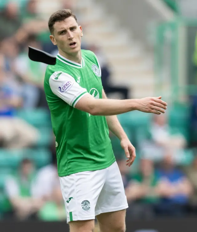 Hibernian defender Paul Hanlon