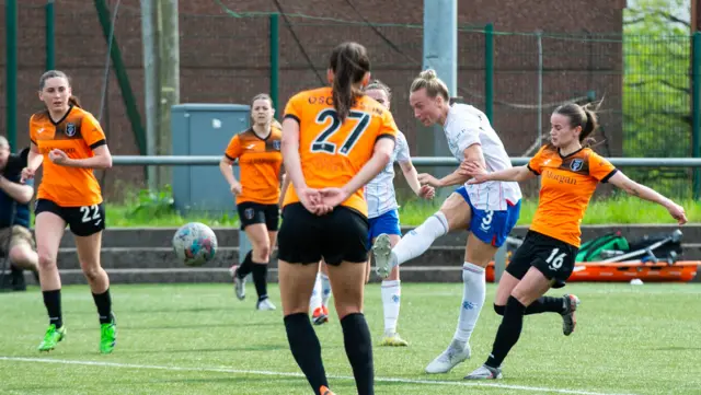 Rachel McLauchlan scores for Rangers