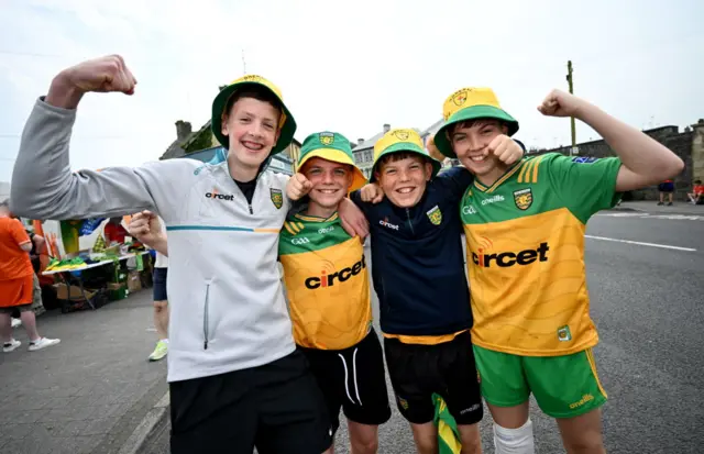 Donegal fans in Clones