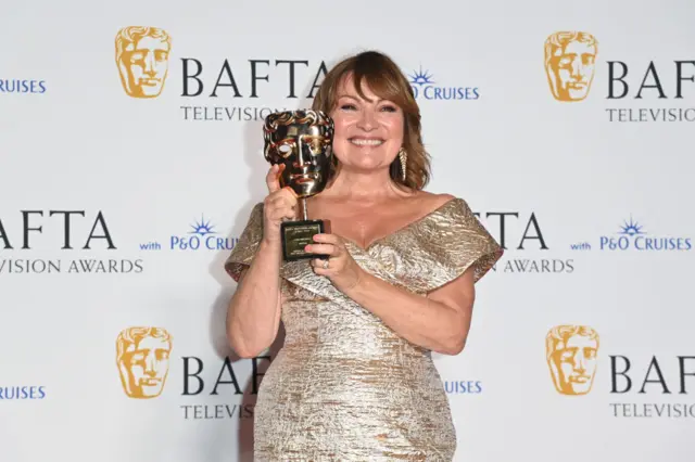 Lorraine Kelly received a special award tonight