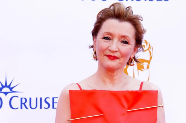 Lesley Manville attending the BAFTA TV Awards 2024, at the Royal Festival Hall in London