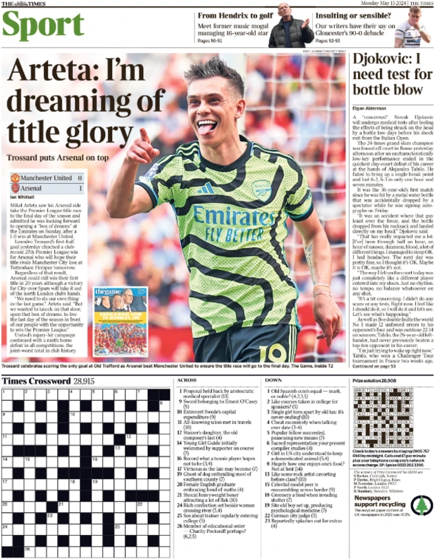 Times back page