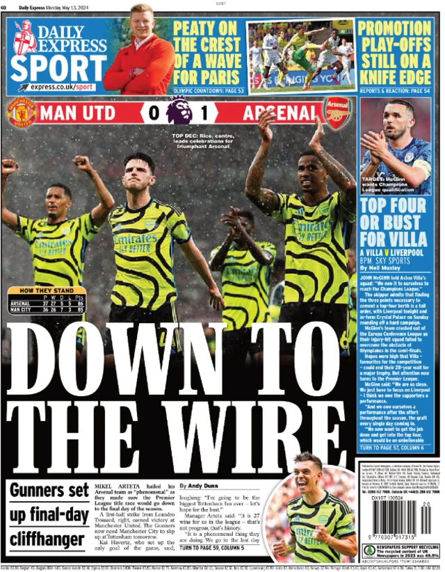 Express back page