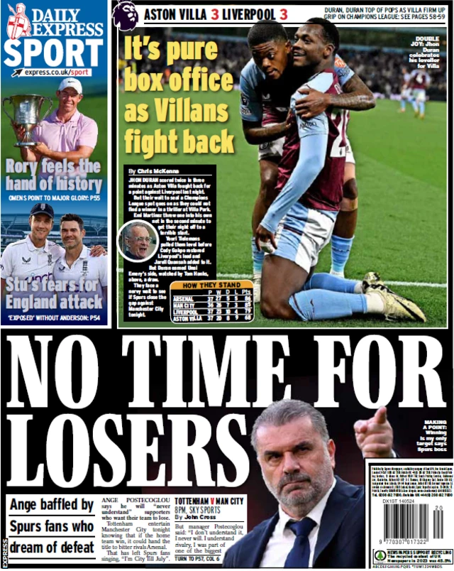 Express back page