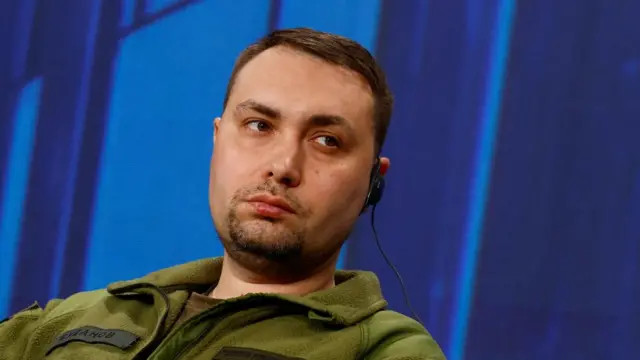 Kyrylo Budanov, pictured in Kyiv at a conference in February.