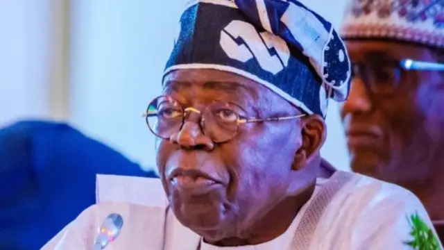 Nigerian President Bola Ahmed Tinubu attends the meeting of Economic Community of West African States (ECOWAS) in Abuja, Nigeria on December 10, 2023